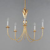 Paloma Chandelier Gold Leaf by Maxim Lighting