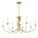 Paloma Chandelier Gold Leaf by Maxim Lighting