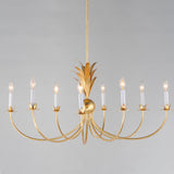 Paloma Chandelier Gold Leaf by Maxim Lighting