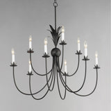 Paloma Chandelier Anthracite by Maxim Lighting