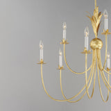 Paloma Chandelier Gold Leaf by Maxim Lighting