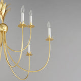 Paloma Chandelier Gold Leaf by Maxim Lighting