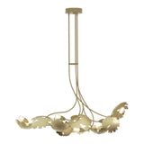 Pangea Linear Chandelier - Modern Brass