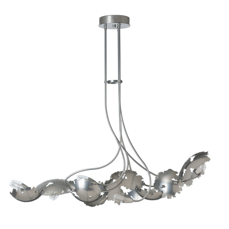 Pangea Linear Chandelier Sterling By Hubbardton Forge Without Light