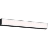 Panna Led Vanity Light — 24 Inch, Midnight Black