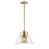 Paoli Pendant - 12 Inch - Aged Brass by Hudson Valley