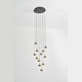 Paopao P12 Chandelier, Finish: Layared Gold Without