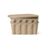 Paper Pulp Box - Small, Set of 2 / Brown