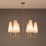 Para Chandelier Satin_Brass_Black