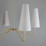 Para Chandelier Satin_Brass_Black