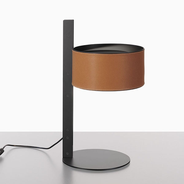 Parallel Table Lamp, Finish: Leather Brown