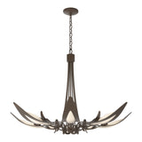 Parasol 7-Light Chandelier in Bronze by Hubbardton Forge