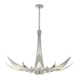 Parasol 7-Light Chandelier in Sterling by Hubbardton Forge
