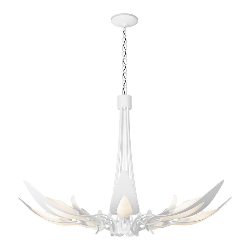 Parasol 7-Light Chandelier in White by Hubbardton Forge
