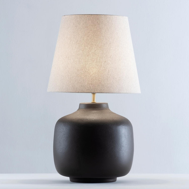Paraty Table Lamp By Geo Contemporary, Color: Coffee