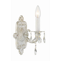 Paris Market Crystal Sconce 6.25'' Antique White