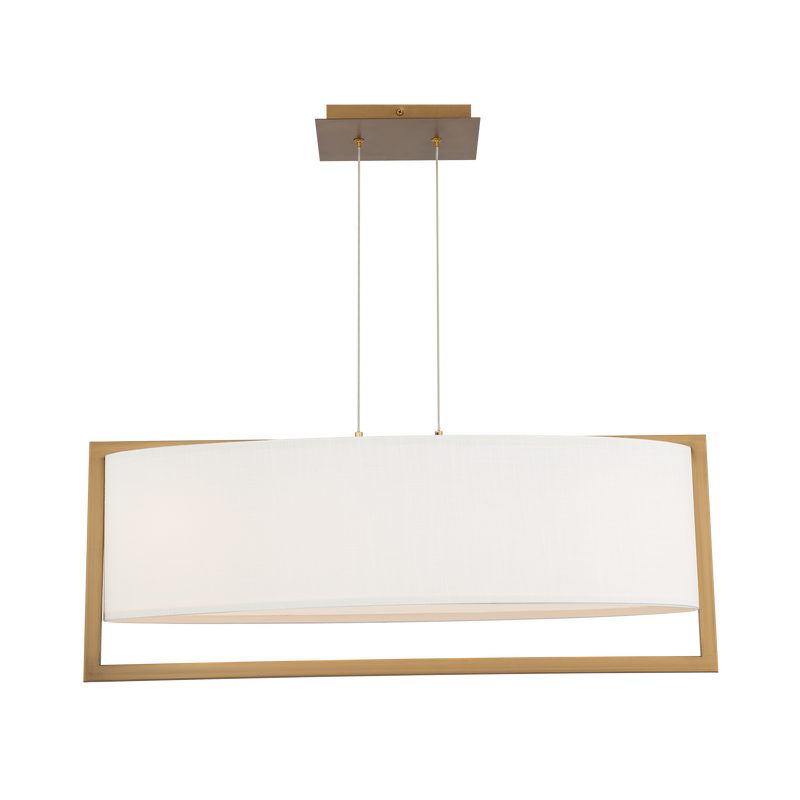 Park Avenue Linear Pendant Aged Brass By WAC Lighting