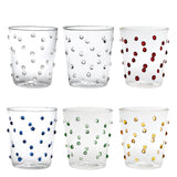 Party Tumbler set of 6 Assorted Dots By Zafferano