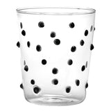 Party Tumbler set of 6 Black Dots By Zafferano