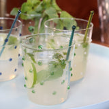 Party Tumbler set of 6 Green Dots By Zafferano-Lifestyle View2