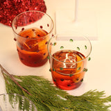 Party Tumbler set of 6 Green Dots By Zafferano-Lifestyle View4