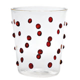 Party Tumbler set of 6 Red Dots By Zafferano