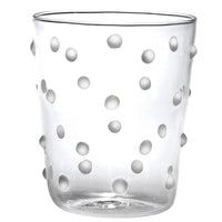 Party Tumbler set of 6 White Dots By Zafferano
