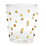 Party Tumbler set of 6 Yellow Dots By Zafferano