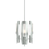 Passage 3-Light Pendant in Vintage Platinum, Frosted Glass by Hubbardton Forge