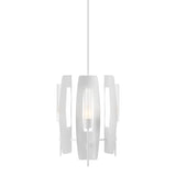 Passage 3-Light Pendant in White, Clear Glass by Hubbardton Forge