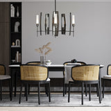 Passage 5-Light Circular Pendant lifestyle view by Hubbardton Forge