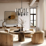 Passage 5-Light Circular Pendant lifestyle view by Hubbardton Forge