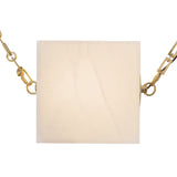 Patina Brass/Alabaster Mineral Chandelier by Alora Lighting Details