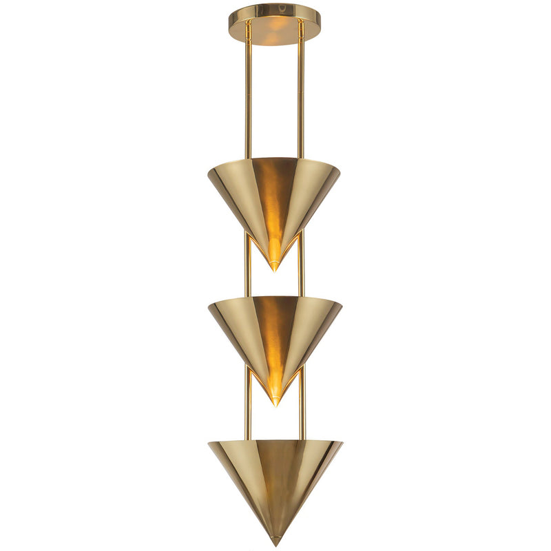 Patina Brass 28inch Versus Pendant by Alora Lighting