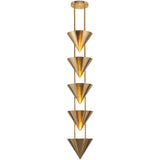 Patina Brass 48inch Versus Pendant by Alora Lighting