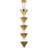 Patina Brass 48inch Versus Pendant by Alora Lighting