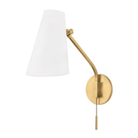 Patten Wall Sconce - Aged Brass by Hudson Valley