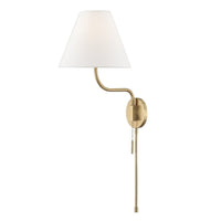 Patti Plug-in Sconce - Aged Brass