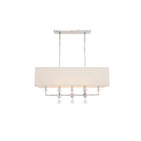 Paxton Linear Chandelier 38'' Polished Nickel