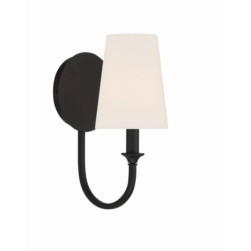 Payton 1-Light Sconce 5.5'' Black Forged