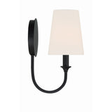 Payton 1-Light Sconce 5.5'' Black Forged