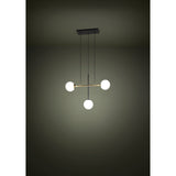 Paz Linear Suspension 3 Light by Eglo - lifestyle room setting