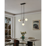 Paz Linear Suspension 3 Light by Eglo - lifestyle room setting