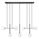 Paz Linear Suspension 7 Light by Eglo - detail view