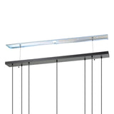 Paz Linear Suspension 7 Light by Eglo - detail view