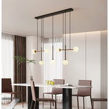 Paz Linear Suspension 7 Light by Eglo - lifestyle room setting