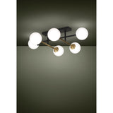 Paz Semi-Flush Mount by Eglo - lifestyle room setting