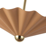 Peach 16inch Furrow Pendant by Alora Lighting Details