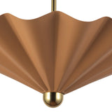 Peach 25inch Furrow Pendant by Alora Lighting Details