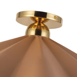Peach 25inch Furrow Semi-Flush Mount by Alora Lighting Details